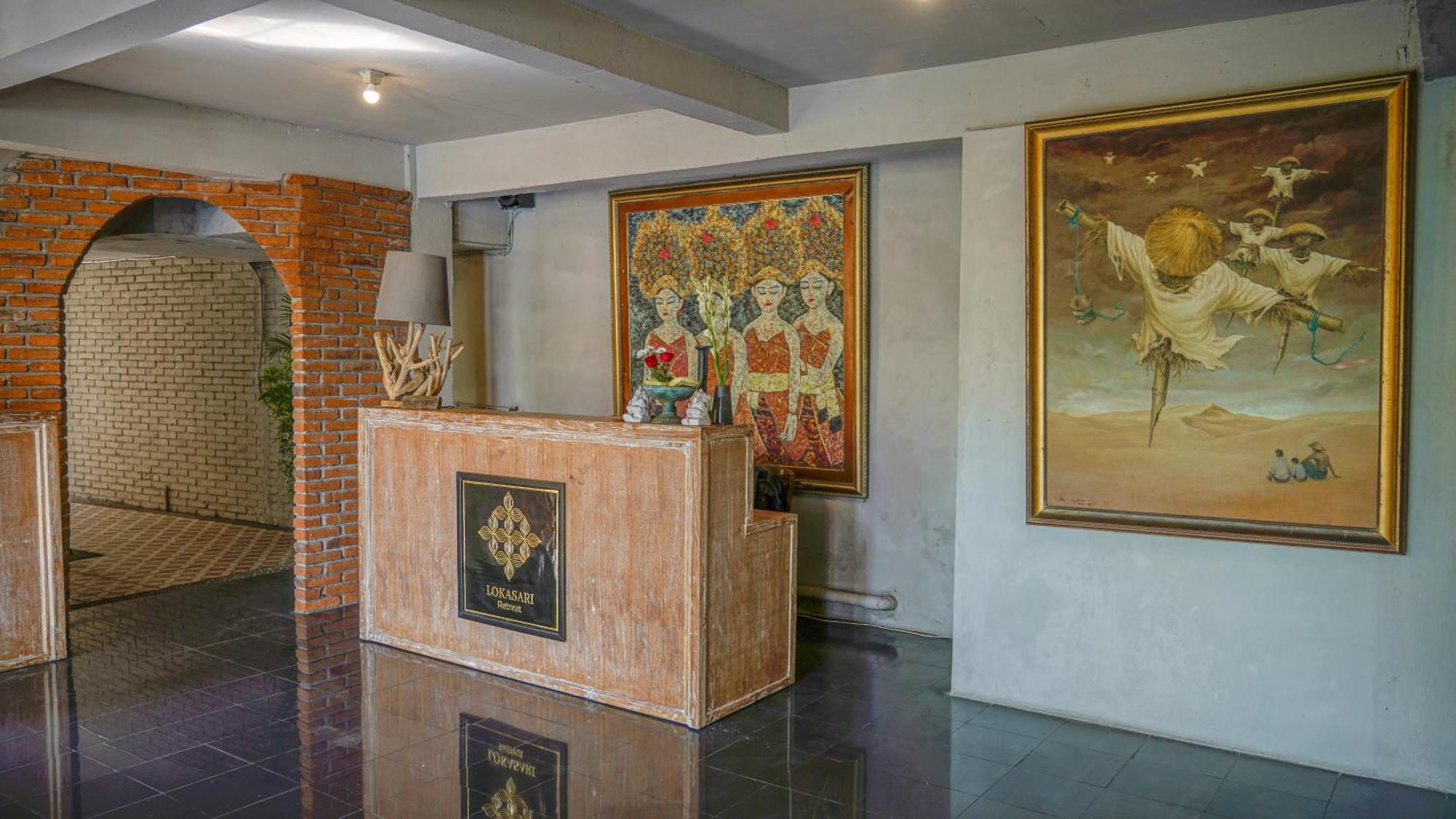 ホテル Lokasari Retreat ウブド エクステリア 写真