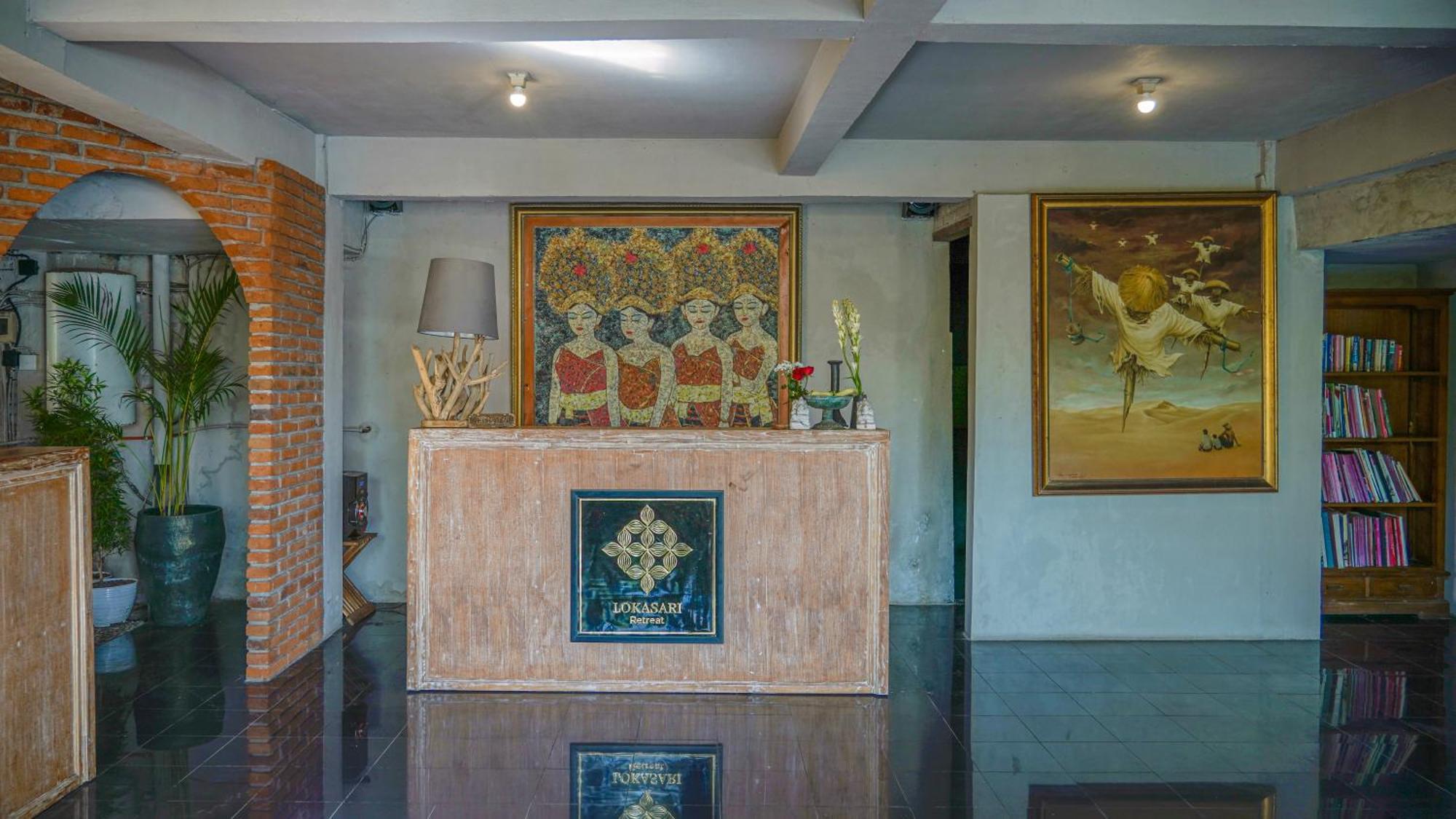 ホテル Lokasari Retreat ウブド エクステリア 写真